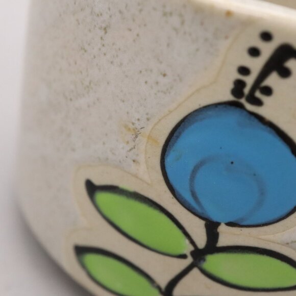 Vintage Otagiri Japan Floral Flower Speckled Soup Mug, Set Of 4 Bowl - Picture 6 of 11